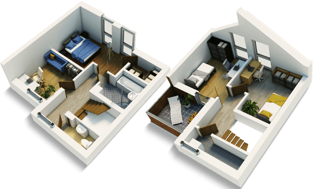 wizualizacje 3D mieszkań