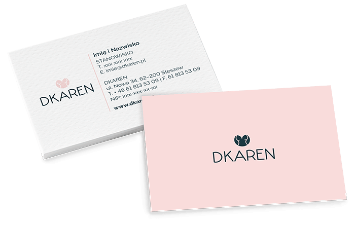 rebranding wizytówki Dkaren